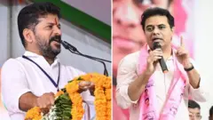 రేవంత్ రెడ్డి, కేటీఆర్