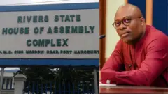 Aworan ile igbimọ aṣofin ipinlẹ Rivers ati Gomina Fubara