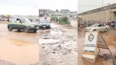 Aworan awọn opopona kan ni ipinlẹ Ogun