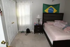 Foto do quarto de Juliana na casa da família Banfield