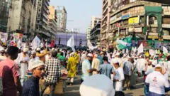 আটদলের সমাবেশের একাংশ