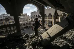 Escola em Al Tabien, em Gaza