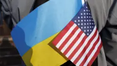 Protest against Russian invasion of Ukraine in Boston, USA - 26 Feb 2023
