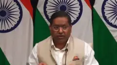 ভারতের পররাষ্ট্র মন্ত্রণালয়ের মুখপাত্র রণধীর জয়সওয়াল