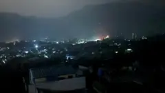 ሕንድ የአየር ጥቃት በፈጸመችበት ወቅት ስፍራዎቹ ከርቀት ሲታዩ