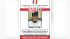 Yahaya Bello declared wanted 