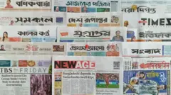 ঢাকা থেকে প্রকাশিত সংবাদপত্র
