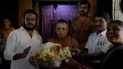 कमला हैरिस के लिए पूजा