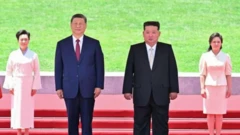 시진핑 주석과 김정은 위원장