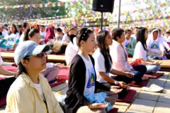 दुई दिने महोत्सवमा ध्यान शिविर, कन्सर्ट र म्याराथन आयोजना भइरहेका छन्