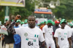 Masu bikin 'yancin kai a Abuja ranar Talata 