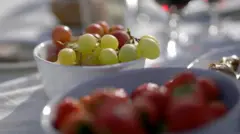 Platón de uvas