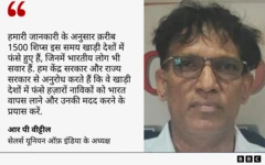 सेलर्य यूनियन ऑफ़ इंडिया के अध्यक्ष का कोट