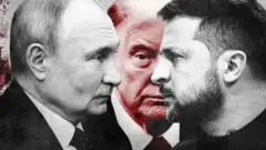 Putin, Zelenskiy, Tramp