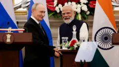 پوتین و مودی