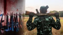 ဒေသကာကွယ်ရေးတပ်တွေနဲ့ လက်နက်ခဲယမ်းများသရုပ်ဖော်မှု 