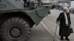 Laçında yolu keçən sakin 