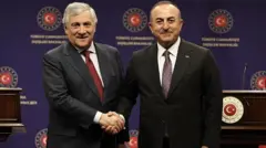 Tajani ve Çavuşoğlu