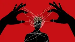 Personne tourmentée psychologiquement.