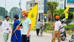 ਮੁਹਾਲੀ ਵਿੱਚ ਪੰਜਾਬ ਬੰਦ ਦੀ ਕਾਲ ਵੇਲੇ ਦੀ ਤਸਵੀਰ