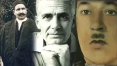 Uma imagem composta mostra Si Ali Sakkat (esquerda), Khaled Abdul-Wahab (centro) e Hamza Abdul Jalil (direita)