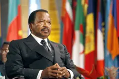 Le président Camerounais Paul Biya