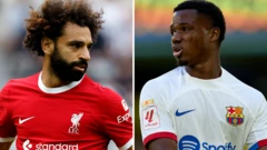 Mohamed Salah and Ansu Fati