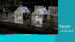 مطاعم أمستردام..بيوت زجاجية لحماية الزبائن!
