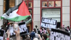 အစ္စရေးရဲ့ ဂါဇာစစ်ပွဲကို ဆန့်ကျင်ကြောင်း ကျောင်းသားတွေ ဆန္ဒပြ