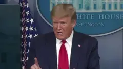 ټرمپ او کورونا وېروس