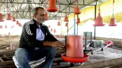 चितवनमा एकजना किसान सुशील रिजाल।