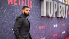 Drake at the Top Boy premiere
