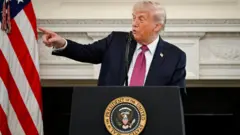 ABD Başkanı Donald Trump, Beyaz Saray'da açıklama yapıyor 