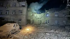 Наслідки нічного обстрілу Селидового