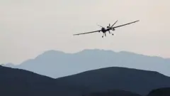 یک پهپاد امریکایی در فضای افغانستان