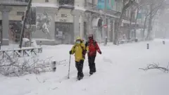 بارش برف اسپانیا