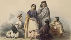 पुरुषों और महिलाओं का एक समूह, 1844