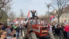 Okupljanja širom Beograda pred protest ispred Skupštine