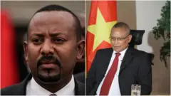 ቀዳማይ ሚኒስትር ኣብዪ ኣሕመድን መራሒ ትግራይ ደብረጽዮን ገብረሚካኤልን 