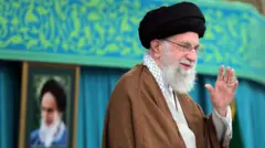 Indongozi y'ikirenga ya Irani Ali Khamenei 
