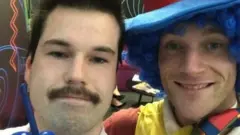 Josh and Joe the Clown