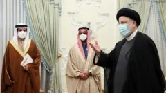 الرئيس الإيراني ابراهيم رئيسي يلتقي مستشار الأمن القومي الإماراتي طحنون بن زايد في طهران
