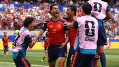 【2026年サッカー男子W杯】 スペイン、ベルギー破りベスト4　メリノが土壇場決勝ゴール