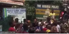 Aworan awọn eeyan lagọ ọlọpaa