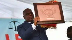 Bwana Tshisekedi arahira kuwa kane tariki nk'iyi umwaka ushize