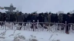 Протестующие в Якутске