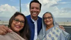 শেখ হাসিনা, সায়মা ওয়াজেদ পুতুল এবং সজীব ওয়াজেদ জয়