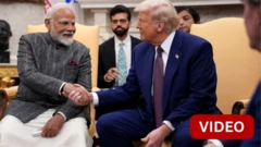 நரேந்திர மோதி, டொனால்ட் டிரம்ப் 