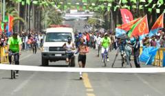 ኣትሌት ናሆም ኤርምያስ ንማራቶን ኣስመራ ክልተ ግዜ ድዩ ሰለስተ ግዜ'ዩ ተዓዊትሉ?