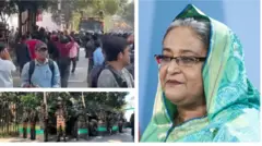 শেখ হাসিনাসহ তিনজনের বিরুদ্ধে মানবতাবিরোধী অপরাধের মামলার রায় দেয়া হয় ১৭ই নভেম্বর 